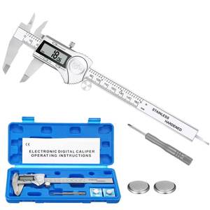 lot 20432 image: Simhevn Electronic Digital Calipers, inch and Millimeter Conversion,LCD Screen displays 0-6 Caliper Measuring Tool, Automatic Shutdown, Suitable for DIYJewelry Measurement (150mm inchmmFraction)