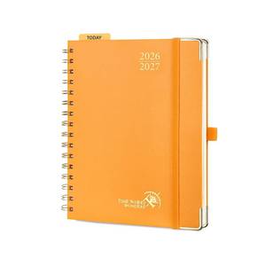 lot 20459 image: POPRUN Agenda 2026-2027, 6.5 x 8.5 Weekly Planner, Daily Calendar Book