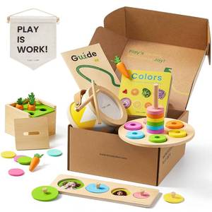lot 1596 image: Tiny Land Montessori Baby Toy Set 13-15 Months 7 in 1 Explorer Play Kit