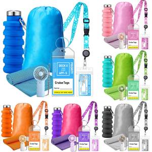 lot 1605 image: Wovnet 6 Sets Cruise Ship Essentials Theme Park Accessory Kit Cruise Gifts