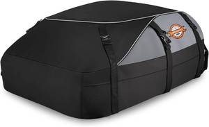 lot 1621 image: Sailnovo Rooftop Cargo Carrier roof Bag, 20 Cuft fit Cars withWithout Rack