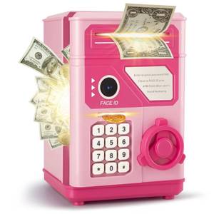 lot 2001 image: Kids ATM Piggy Bank, Electronic Money Saving Box with Password Code Lock