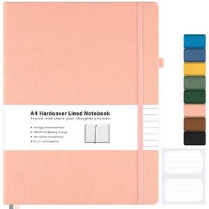 lot 2029 image: Lined Journal, 8.5 x 11 Hardcover Leather Notebook, No Bleed Thick Paper