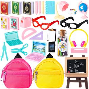 lot 2034 image: 30Pcs Doll Mini School Supplies