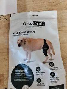 lot 2439 image: OrthoCanis Dog Knee Brace Protector Pollis
