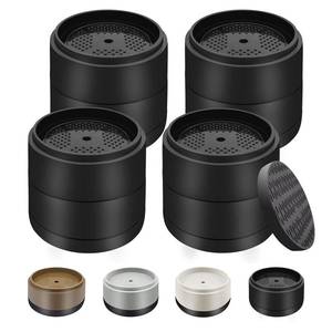 lot 2461 image: Furniture Risers Bed Risers Heavy Duty 1 inch, 2 inch, 3 inch, 4 inch Round Adjustable Bed Lifts Riser for Desk Legs Table Couch Sofa Chair Refrigerator Washing Machine (11 Inch, Black, 4 Pack)