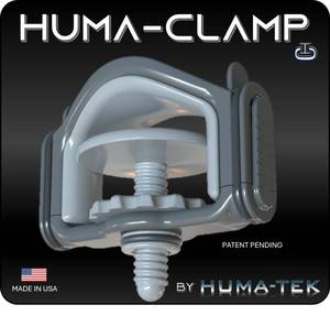 lot 2462 image: Incontinence Clamp HUMA-CLAMP is the Newest Technology (User Developed) for Male Incontinence Featuring Better Comfort, Functionality and Infinite Adjustability for Longer Use and Control.