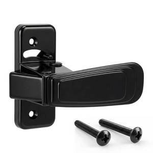 lot 2468 image: Screen Door Latch Replacement Kit(for Non-Spring Loaded Strike,Black)