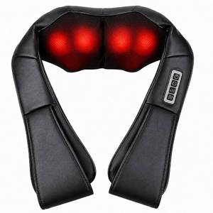 lot 3940 image: brenzo Neck and Shoulder Massager with Heat, Black