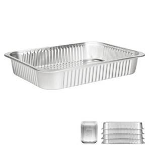 lot 3947 image: BondOnLum Aluminum Foil Pans, Heavy Duty Disposable Aluminum Baking Pans