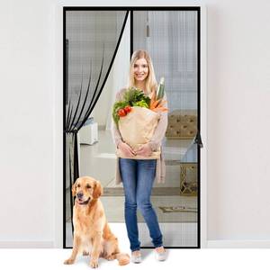 lot 3977 image: Fiberglass Magnetic Screen Door Fit Door Size 34 x 82 in- Heavy Duty Fiberglass Screen Door Mesh for Interior Door, Patio and Sliding Doors - Door Screen Magnetic Closure Let Fresh Air in