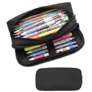 lot 4454 image: Della Gao Large Pencil Case, Big Capacity Pencil Pouch with 2 Compartments