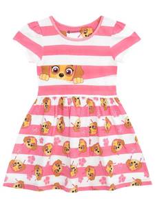 lot 4459 image: Paw Patrol Dress  Soft Cotton Girls Summer Dress  Skye Dresses Size 4 Pink