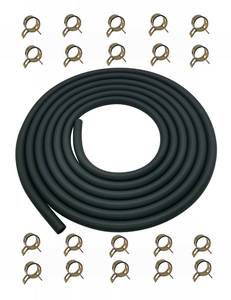 lot 4493 image: YAMAKATO 10 Feet 14 Inch ID Fuel Line Hose 0.25in w 20 Clamp