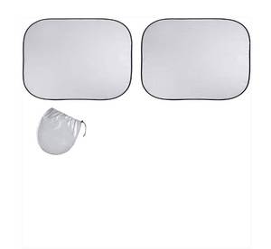 lot 4502 image: EzyShade Windshield Sun Shade for Jeep Wrangler 1986-2017. X-Small Size