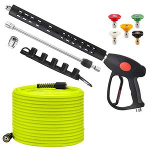 lot 5116 image: M MINGLE Pressure Washer Hose and Gun Kit, 50FT Power Wash Hose with 5 Tips