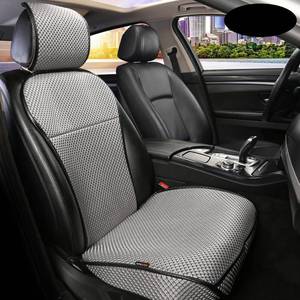 lot 5147 image: Auto Newer Luxury Breathable Car Seat Cover Fit Four Seasons, Universal Front of Car Seat Cushions, Bottom Seat Covers of Full Wrapped Edge,Universal Fit for 95% Cars,SUV,Pickup,Van(Grey��1PCS)