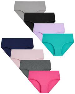 lot 6265 image: Boboking Girls Undies Cotton Briefs Teen Kids Panties (Mixed color, 18)