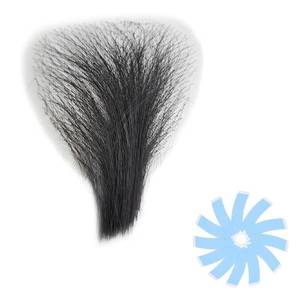 lot 6303 image: INFTOYCO Fake Private Hair, Invisible Realistic Bikini Body Hairs For Men and Women Fake Chest Hair Fake Mustache (style4)