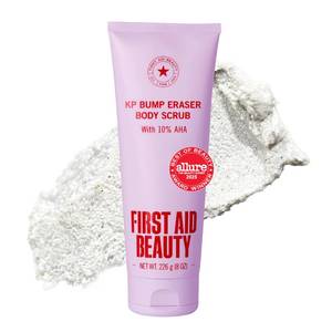 lot 6321 image: First Aid Beauty KP Bump Eraser Body Scrub, 10% AHA, 8 oz, Unscented