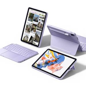 lot 6322 image: ESR for iPad Air 11 Inch Case with Keyboard M4M3M2, Multi-Angle Stand