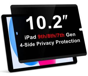lot 6324 image: LUSA DESIGN 360°Magnetic Privacy Screen for iPad 9th8th7th Generation (10.2Inch,201920202021), Removable Anti Blue Light Glare Spy Private Filter, High Sensitive Bubble-Free Screen Protector
