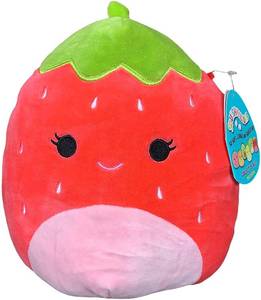 lot 6327 image: Squishmallows Oficial Kellytoy Food Squad Plush Toys Soft Plush Animal (8 Inch, Scarlett Strawberry)