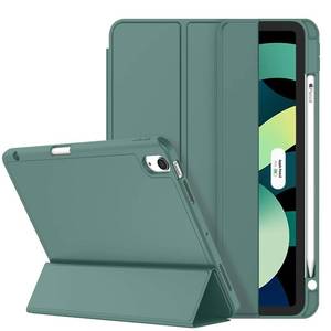 lot 6330 image: ZryXal iPad Air 11 Inch Case M4 2026 M3 (2025) M2 (2024), iPad Air 5th (2022) 4th Generation (2020) 10.9 Inch - Smart Cover with Pencil Holder and Soft TPU Back, Auto WakeSleep(New Midnight Green)