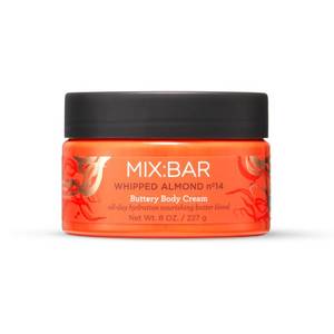 lot 6335 image: MIXBAR Whipped Almond Lightweight Body Cream for Women, Hydrating & Moisturizing, Shea  Cocoa Butter, Jojoba �� Avocado Oil,Paraben Free, Vegan, 8oz