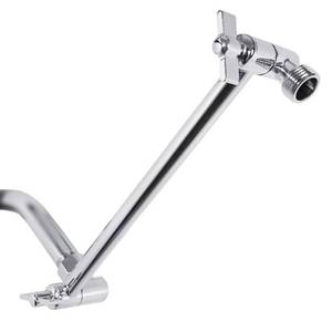 lot 6376 image: NearMoon Adjustable Shower Arm Universal Connection, Extension Arm, Adjust Angle to Upgrade Shower Experience, Easy to Install, Anti-leak (11 Inch, Chrome Finish)