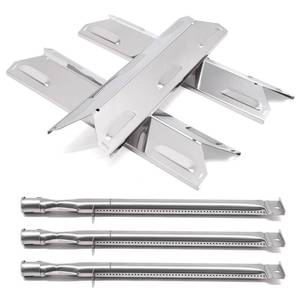 lot 6378 image: Adviace Grill Replacement Parts for Landmann 42170 42172 966686, Burners and Heat Plates for Landmann 3 Burner Grill