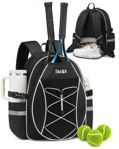 lot 7024 image: Sucipi Tennis Bag, Quilted Tennis Bag for Women, Tennis Racket Backpack Bag