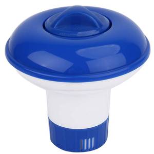 lot 8071 image: YLYL Premium Hot TubSpaPool Chlorine Floater ChlorinatorBromine Floater, Chemical Floating Dispenser for Pools, 1.5 Inch Tablet Holder Automatic Tablets Floaters Blue with white 4.924.925.2inch