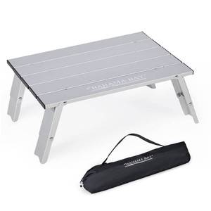 lot 8078 image: Old Bahama Bay Ultralight Aluminum Mini Table, 66lbs30kg Weight Capacity, Foldable Small Beach Table with Retractable Legs,Suitable for Picnic Camping Outdoor Hiking