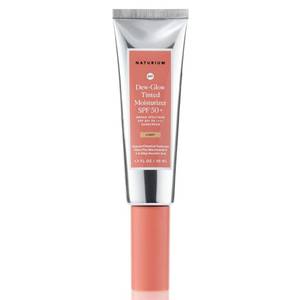 lot 8128 image: Naturium Dew-Glow Tinted Moisturizer SPF 50 Light, Daily Moisturizing Sunscreen & Face Primer with Tint, Skin Protector with Dewy Finish, 1.7 oz