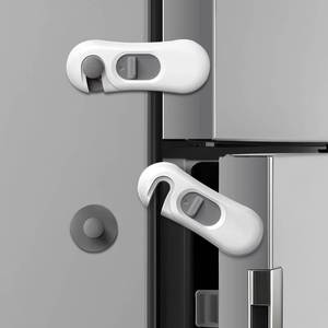 lot 8136 image: NiceTCU 5-Pack Child Proof Refrigerator Lock with 3M Adhesive