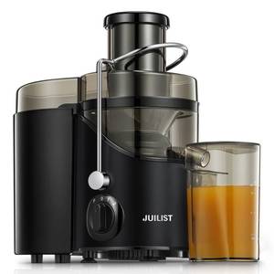 lot 9576 image: Juicer Machines, Juilist 3 Wide Mouth Juicer Extractor, for Vegetable and Fruit with 3-Speed Setting, 400W Motor, Easy to Clean, Black