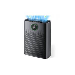 lot 9633 image: Air Purifiers for Home Large Room, Cover Up to 2400 Ft� with True HEPA Filter, Smart Mode, PM2.5 Air Quality Display, 22dB Sleep Mode, Aromatherapy with 2X-Purification & 360°Air Outlet, HAP603, Black
