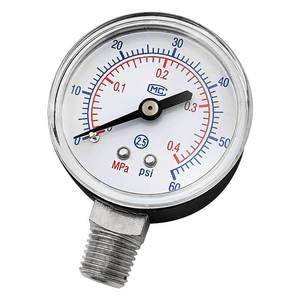 lot 10372 image: 0-60 Psi ECX270861 Pressure Gauge Replacement for Sand & D.E. Pool Filters