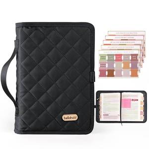 lot 10381 image: Adjustable Bible Cover with 75 Bible Tabs - Bible Cover Case for Women
