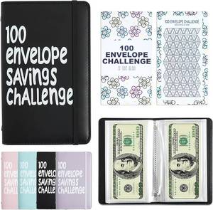 lot 10386 image: 100 Envelopes Money Saving Challenge Book, No Folded Money Saving Binder