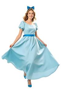 lot 10387 image: Sinastar Womens Blue Dress Costume Girls Cosplay Adults Halloween Outfits