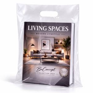 lot 10396 image: Infinite Pack 100 Clear Plastic Merchandise Bags, 9x12 1.25Mil Thick