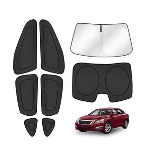 lot 11151 image: T TGBROS Windshield Sun Shade for Nissan Altima 2013-2018