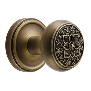 lot 11160 image: FLIRABBIT Solid Brass Passage Door Knob 2-34 Backset