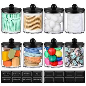 lot 11174 image: AOZITA Acrylic Q-Tip Holder Dispenser 8-Pack