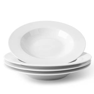 lot 11185 image: DOWAN Soup and Pasta Bowls Set of 4, White Porcelain