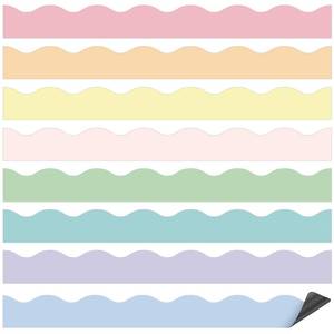 lot 12028 image: Qeeenar Magnetic Bulletin Board Borders 24-Piece Set
