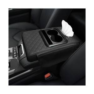 lot 12060 image: Rdxcv Car Center Console Armrest Pillow, Black