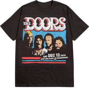 lot 12063 image: The Doors Official T-Shirt New Orleans at the Warehouse Black Small